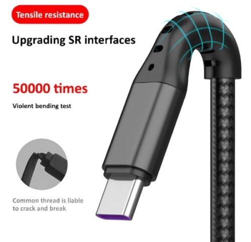 3 In 1 Usb Fast Charging Cable – Lightning, Micro Usb & Type-c - Image 4