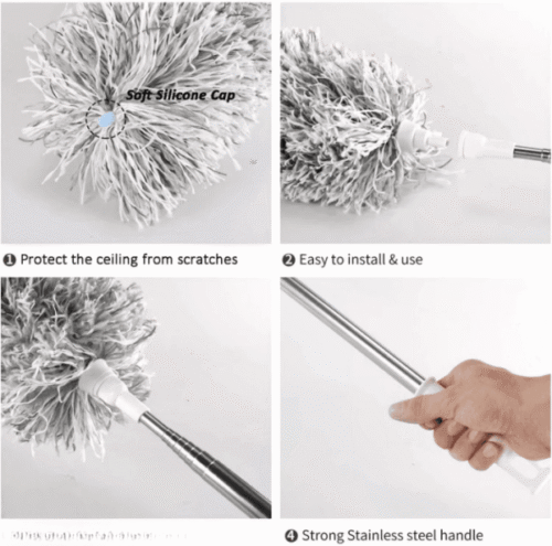 Fan Duster Ceiling Multi Purpose Duster | Easy Ceiling Fan Cleaning - Image 5