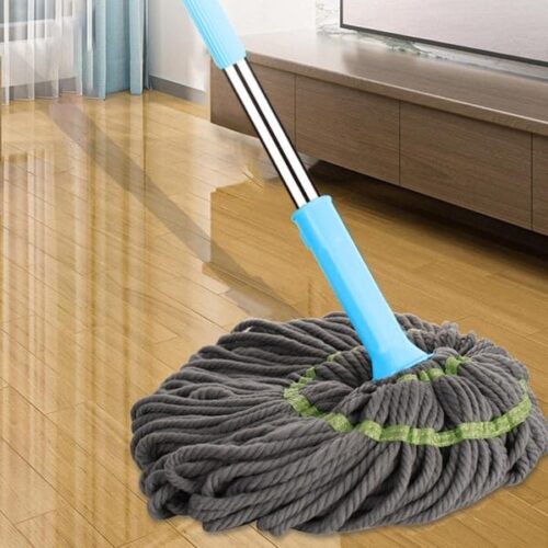 Extendable Twist Mop Fine Fiber Floor Mop – 2-in-1 Rotatable Adjustable Mop - Image 5