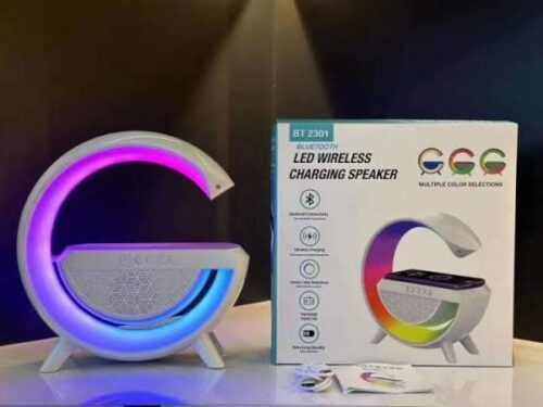 G Shaped Rgb Light Table Lamp With Wireless Charger Bt2301 - Image 9