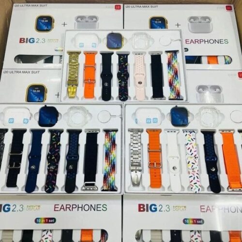 I20 Ultra Max Suit Smart Watch | 7 Strips Smartwatch With Earbuds 2 - Image 7