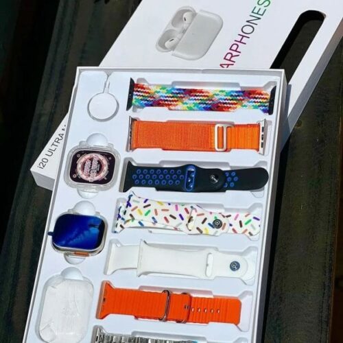 I20 Ultra Max Suit Smart Watch | 7 Strips Smartwatch With Earbuds 2 - Image 8