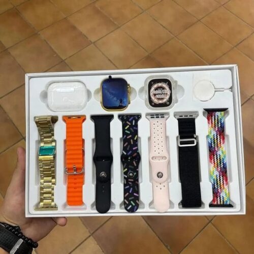 I20 Ultra Max Suit Smart Watch | 7 Strips Smartwatch With Earbuds 2 - Image 9