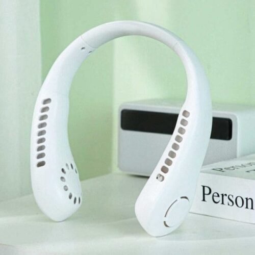 Neck Fan Portable Bladeless | Portable Rechargeable Fan Bladeless Neck Fan (random Color)