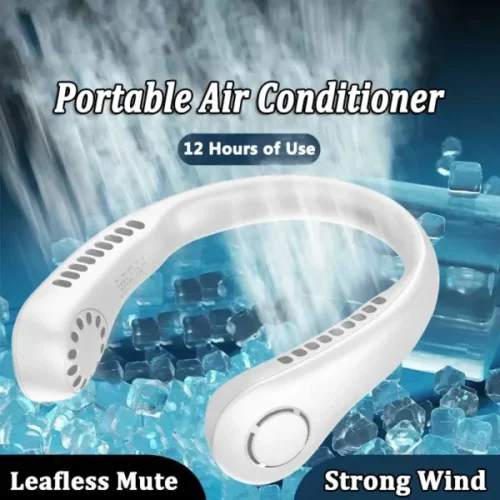 Neck Fan Portable Bladeless | Portable Rechargeable Fan Bladeless Neck Fan (random Color) - Image 7