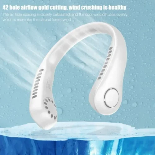 Neck Fan Portable Bladeless | Portable Rechargeable Fan Bladeless Neck Fan (random Color) - Image 3