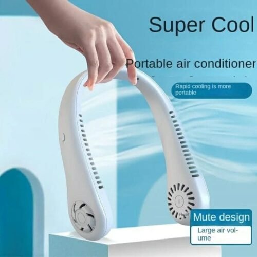Neck Fan Portable Bladeless | Portable Rechargeable Fan Bladeless Neck Fan (random Color) - Image 8