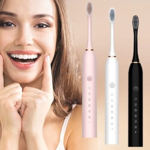 Sonic Electric Toothbrush For Adults Ipx7 Waterproof Dupont Brush | High Frequency Cleaning 6 Cleaning Modes - Image 5
