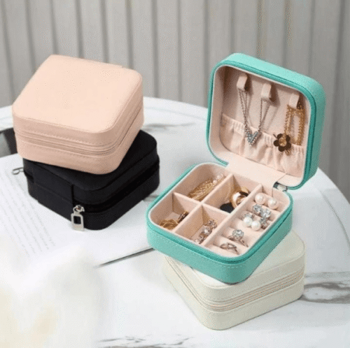 Travel Leather Pocket Jewellery Organizer Box (mix/random Color) - Image 5